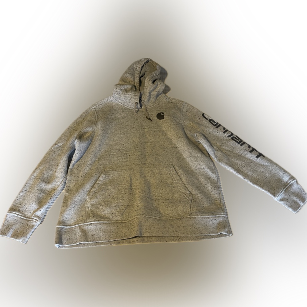 Carhartt Heather Grey Relax fit hoodie 16w-18w